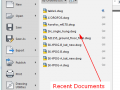 Fig.2.1.2.1 - AutoCAD - Drop-down Application Menu